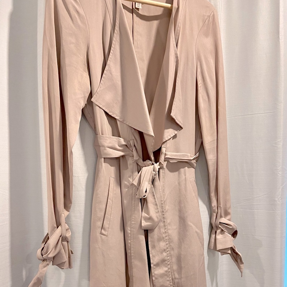 Beautiful drape dusty rose jacket